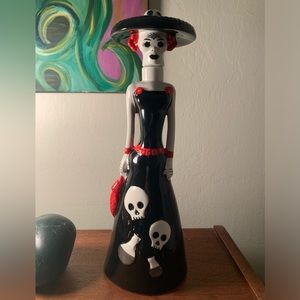 Tita Doña Celia Reposado Tequila Bottle - Decanter - Hecho en Mexico- 750ml